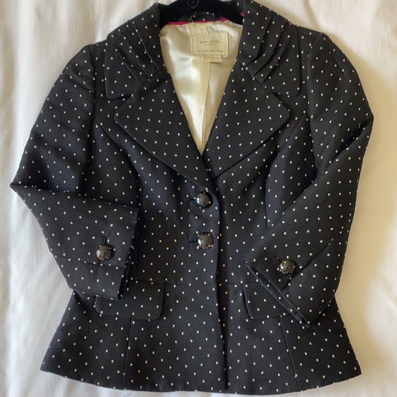 🖤Like New🖤Kate Spade Polka Dot Blazer Jacket